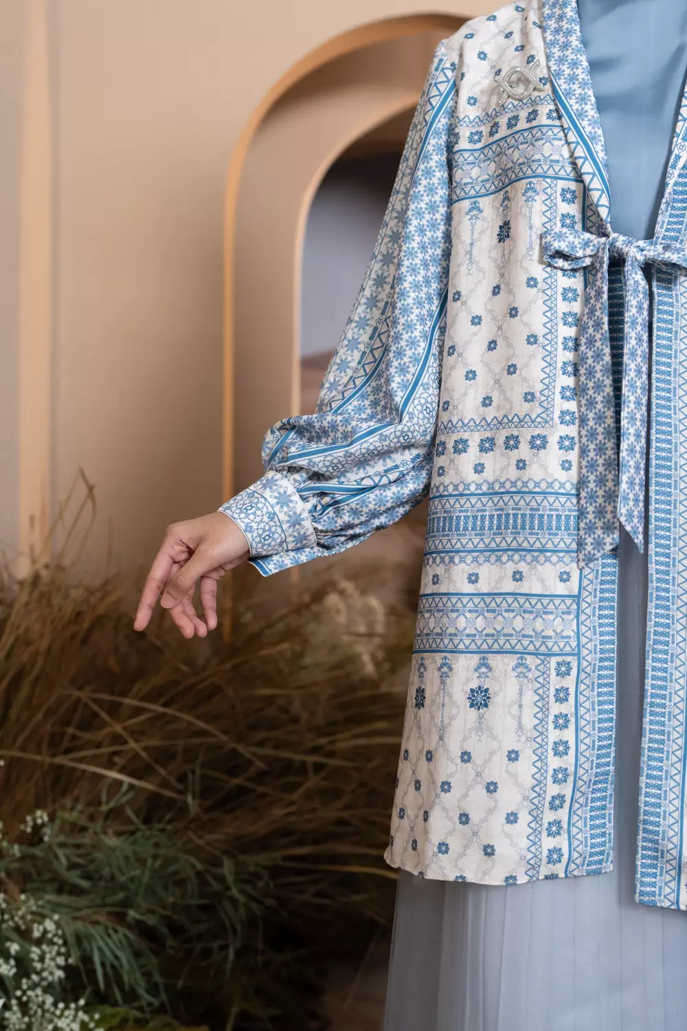 Klamby - Mariri Outer Tunic Serene Azure