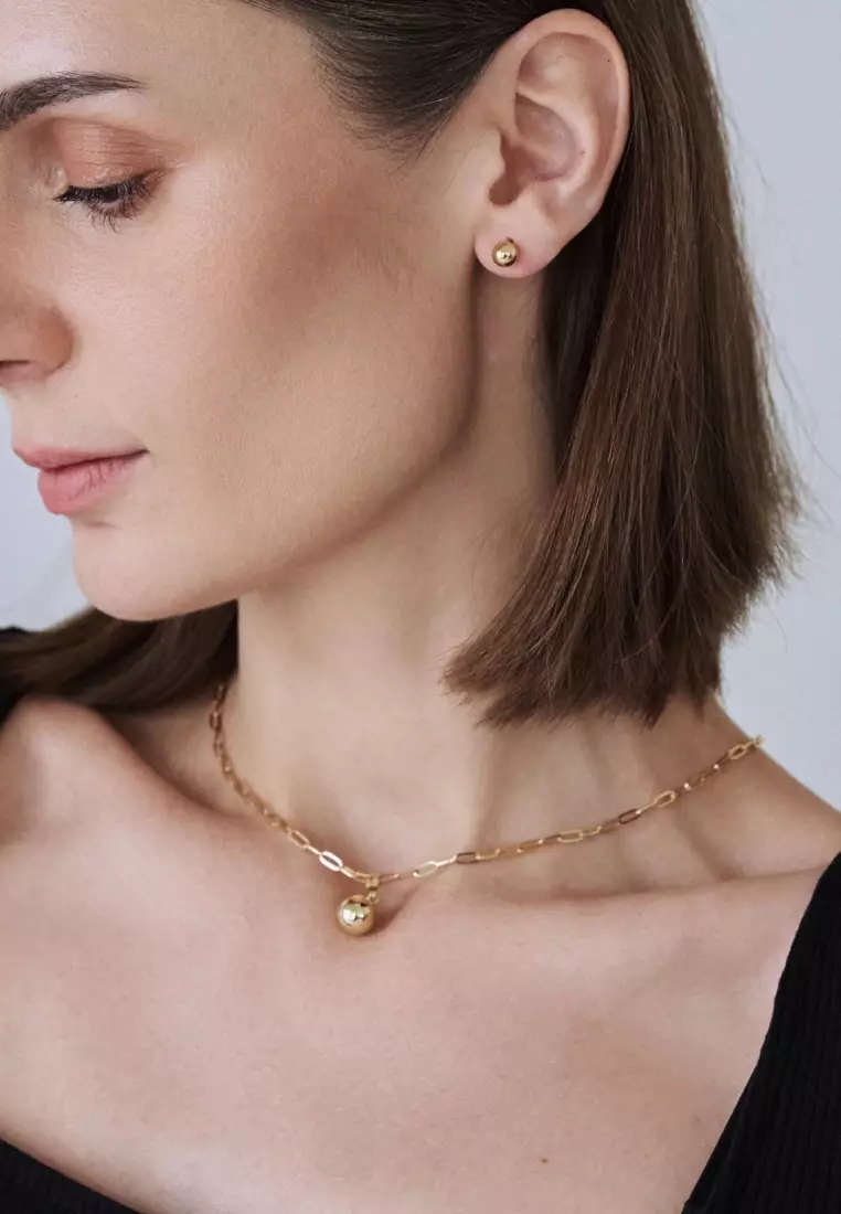 Le Clip Sfera 18K Gold Necklace