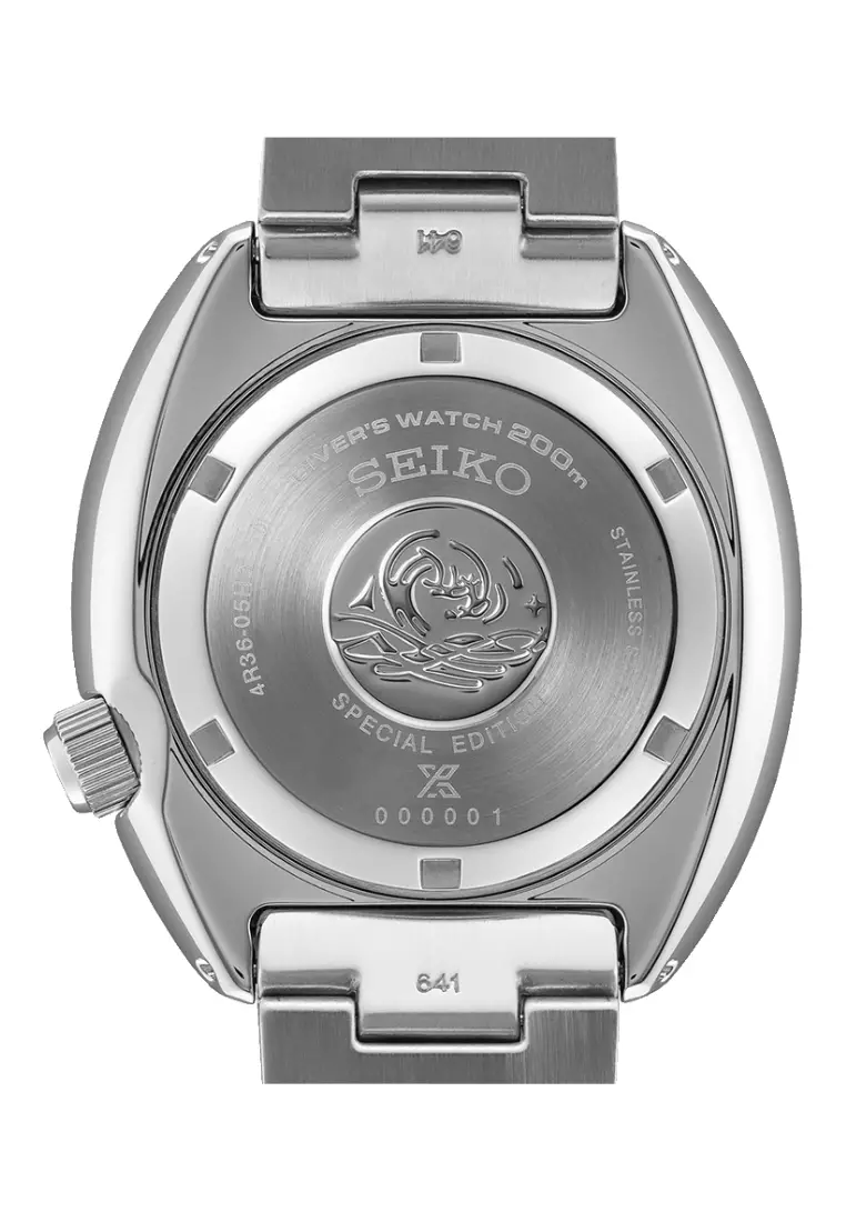 精工 Prospex「熱帶潟湖」特別版海龜潛水員 200 公尺自動腕錶 SRPJ35K1