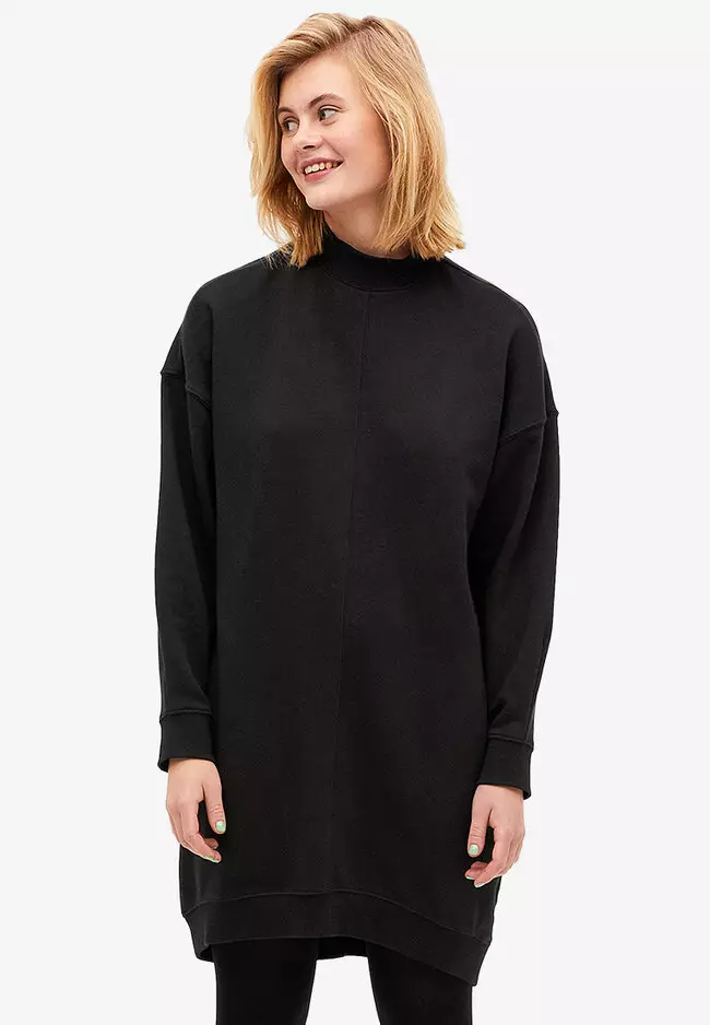 Buy Monki Black Midi Sweater Dress 2023 Online | ZALORA Singapore