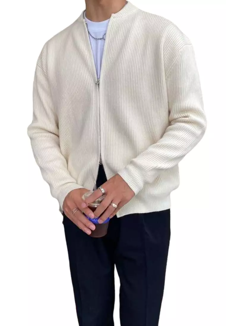 Double zip cardigan on sale