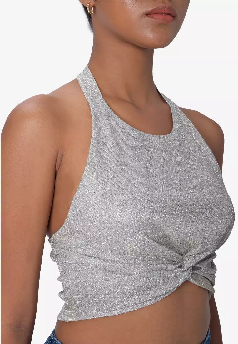 Buy JUST G Teens Sparkly Backless Top 2024 Online