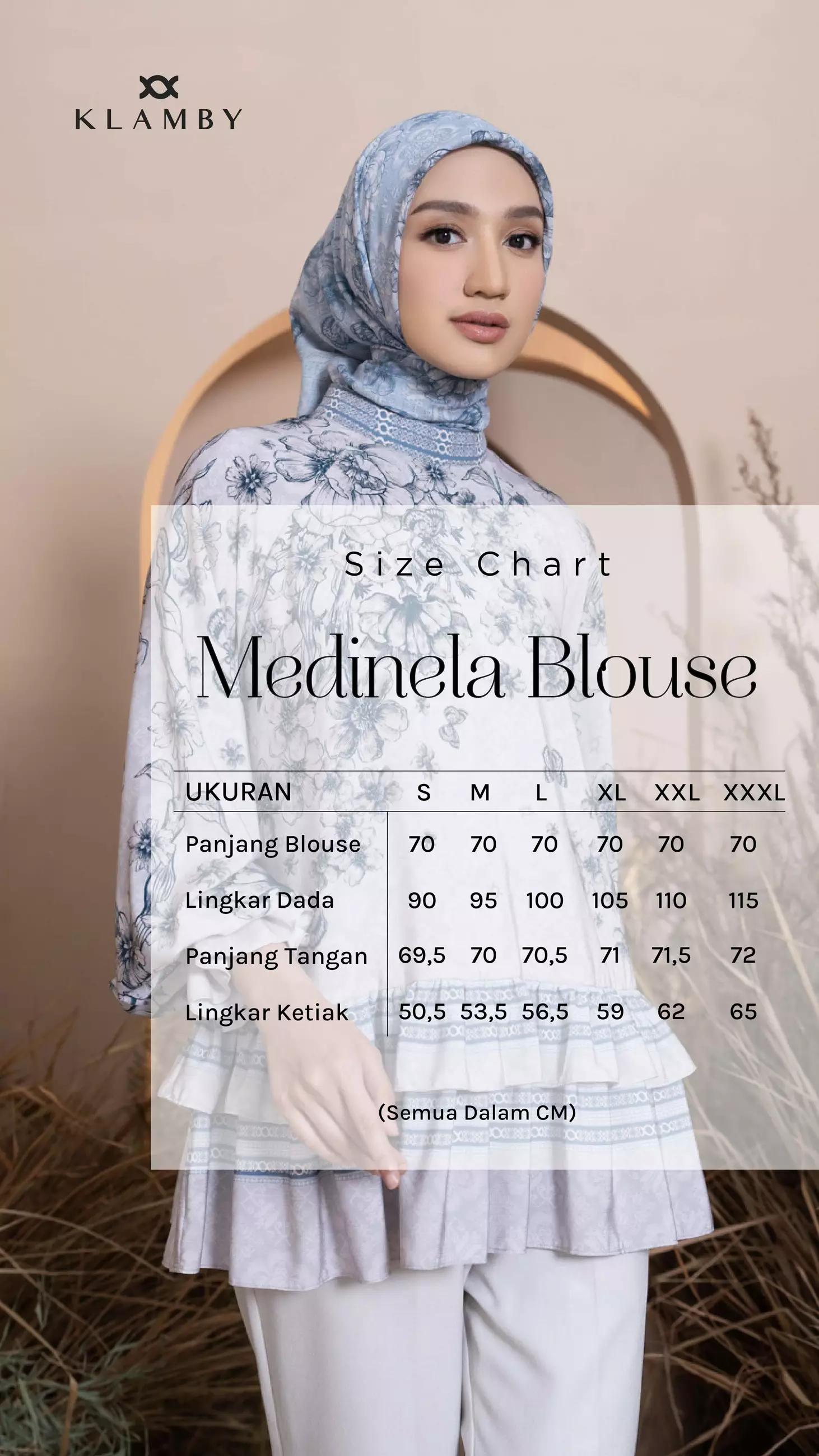Klamby - Medinela Blouse Chrystal Reef