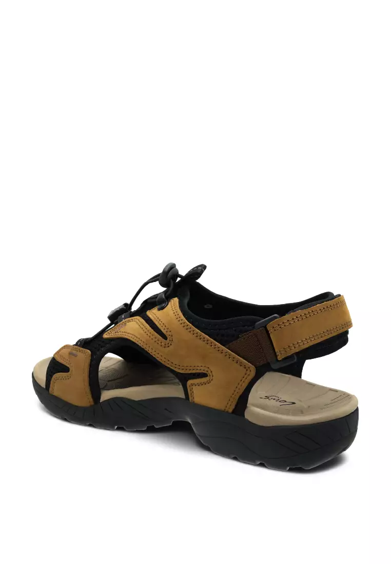 Men Slip On Faux Leather Classic Casual Sandals - 250441262
