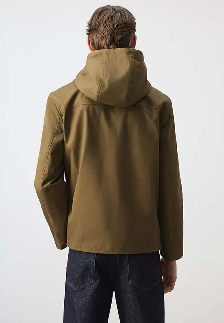 Water-Repellent Parka Jacket With Pockets