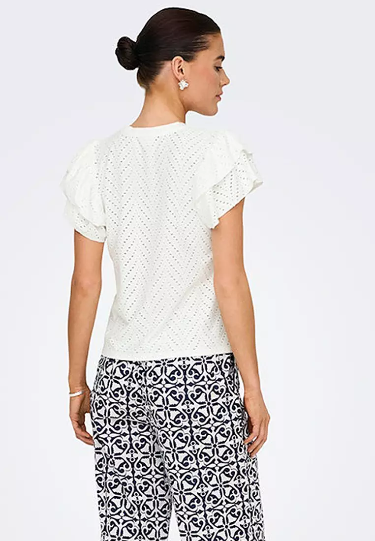Sleeveless Frill Top