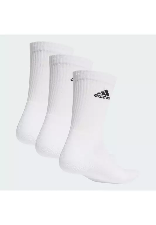 3 pairs cushioned crew socks