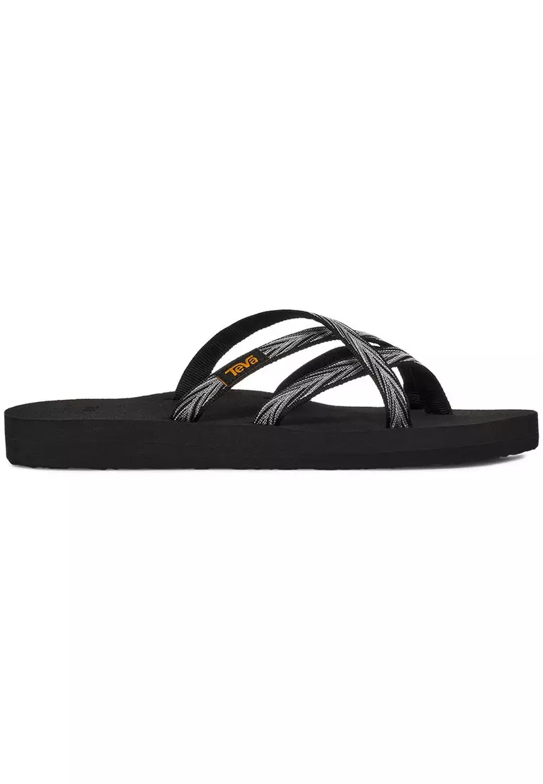 TEVA OLOWAHU PALMS BLACK/ WHITE