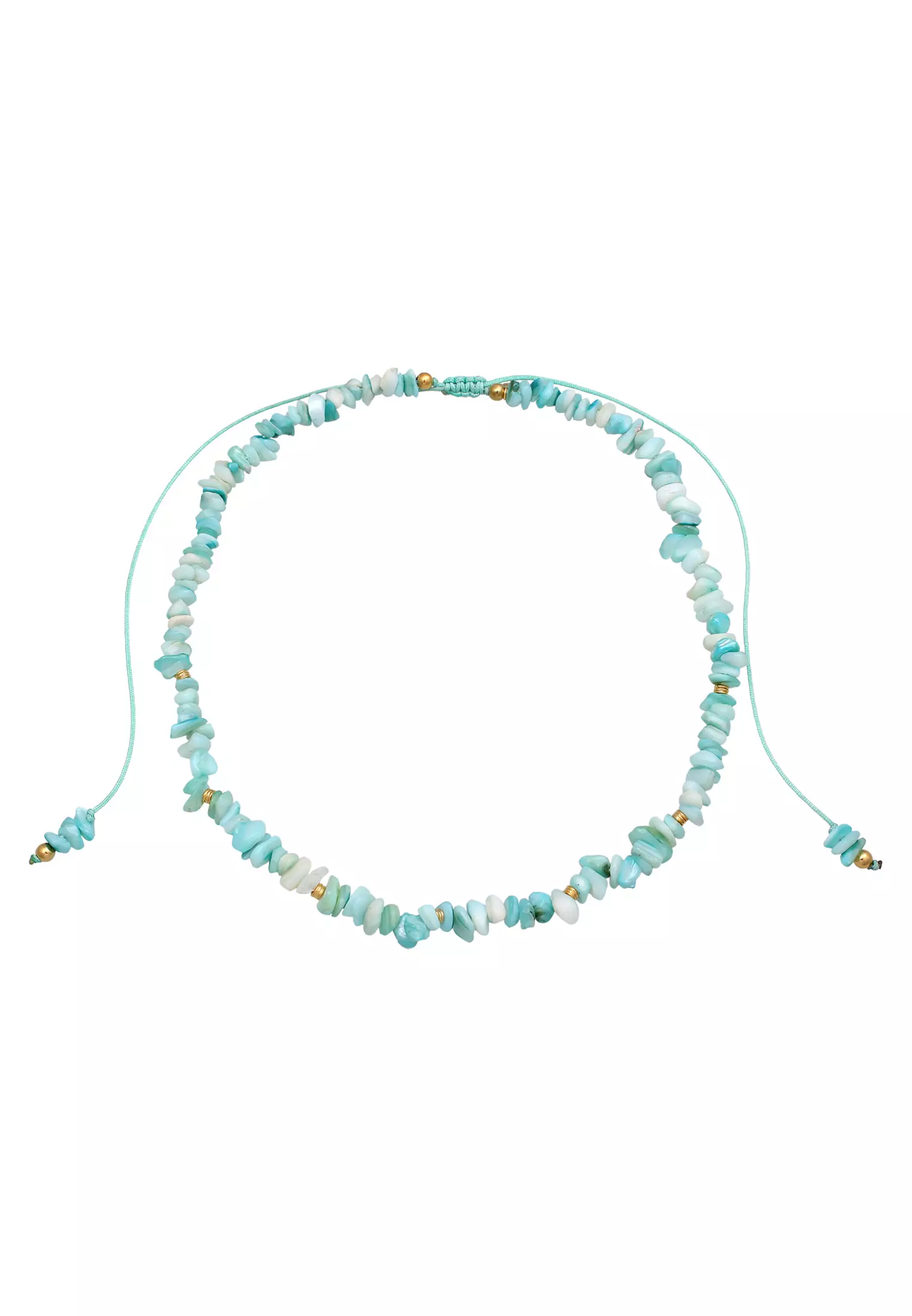 Necklace Timeless Elegant Turquoise Gemstones Gold Plated