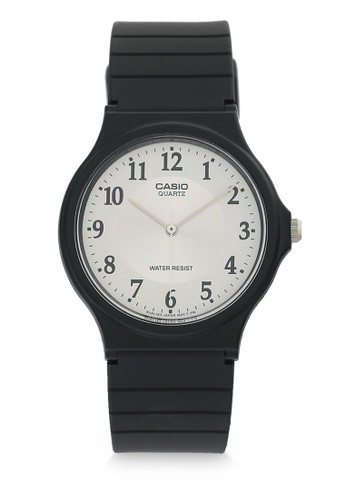 Jual Casio Casio Jam Tangan Black White Resin Mq 24 7b3ldf Original Zalora Indonesia