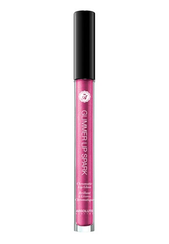 Absolute New York pink GLIMMER LIP SPARK CHROMATIC LIP GLOSS - RUBY 3AC37BE947F08AGS_1