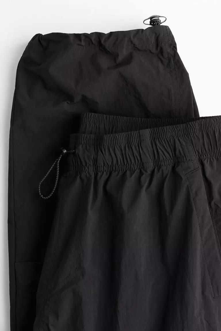 Parachute cargo trousers