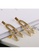 A-Excellence gold Magnet Design Copper Tone Texture Earrings BD8D5AC76E056FGS_5