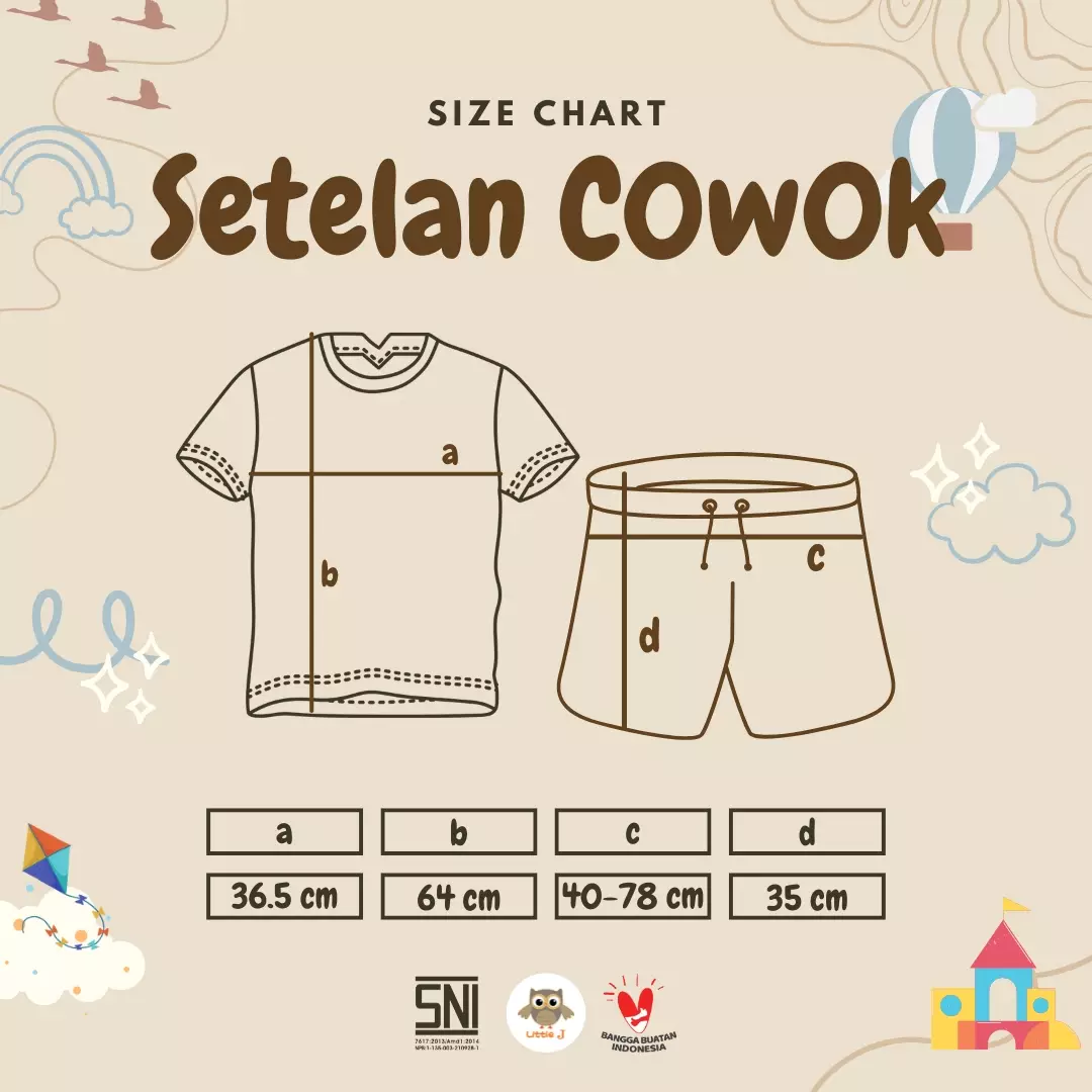 Little J - Setelan Stripe Tiger / Setelan Anak Cowok Motif Printing / Setelan Anak Murah Harian Usia 1 - 5 Tahun SNI