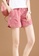 A-IN GIRLS pink Elastic Waist Casual Shorts 96384AA9986E56GS_2