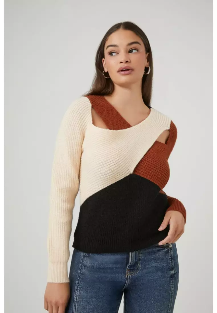 Forever 21 on sale colorblock sweater