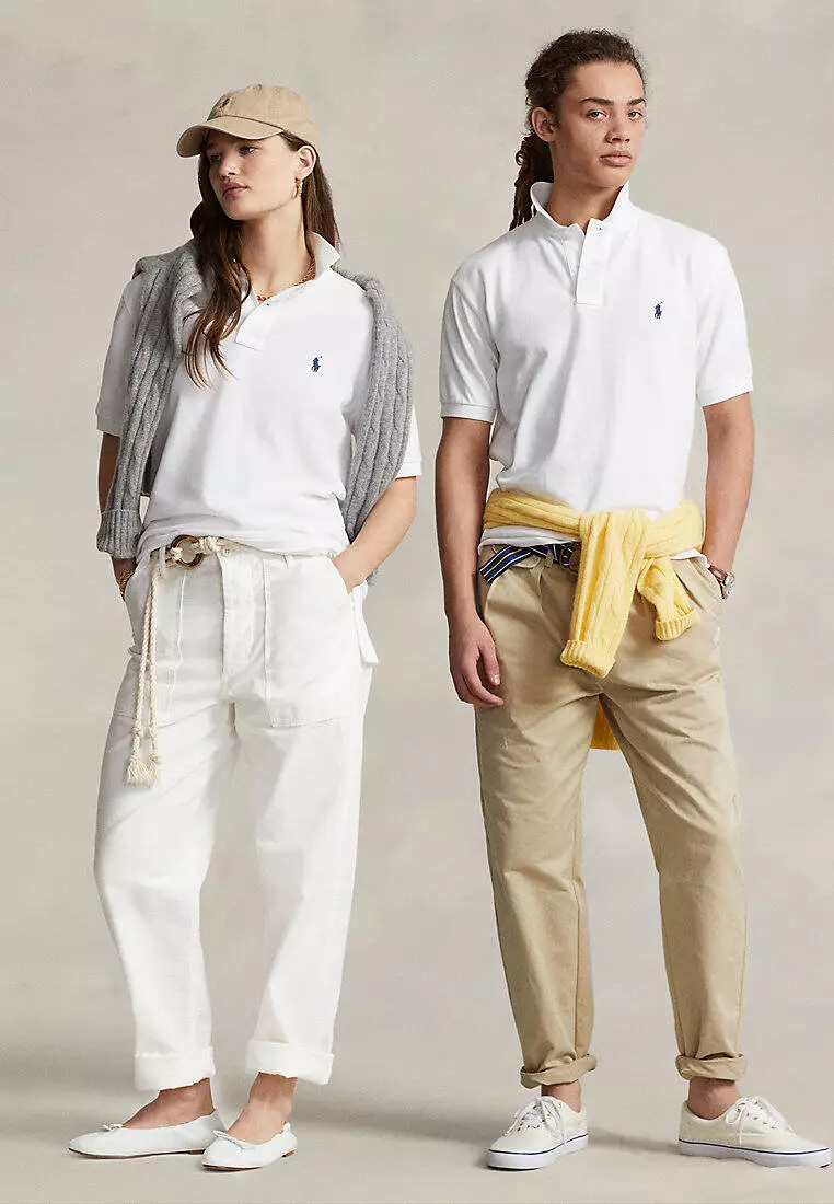 Original Fit Mesh Polo Shirt