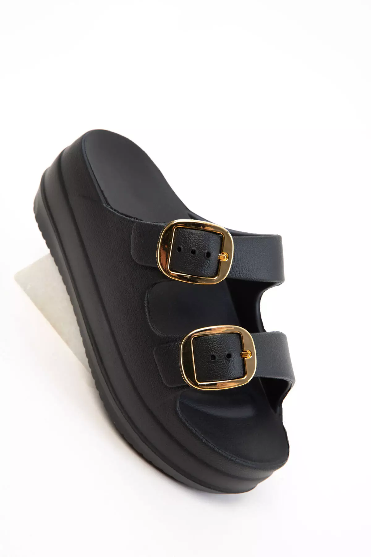 Black Women's Slippers 20726