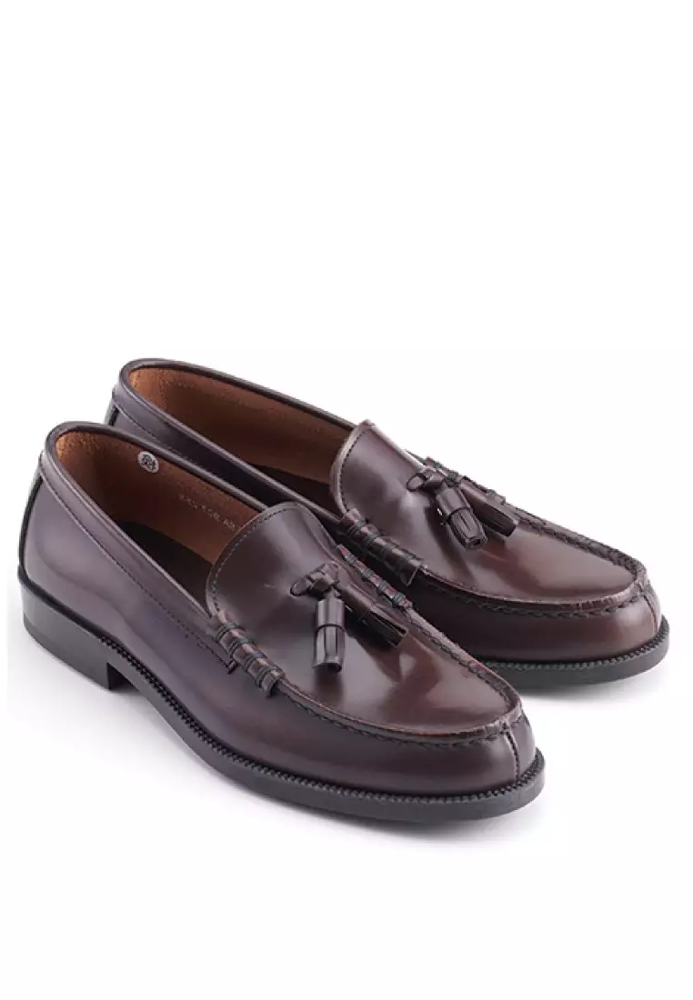 Red tassel loafers best sale mens