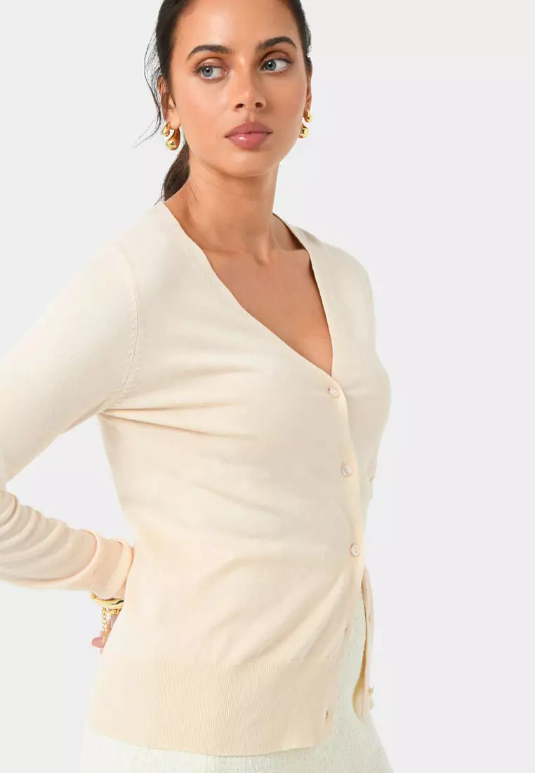 Nicolette V-Neck Knit Cardigan