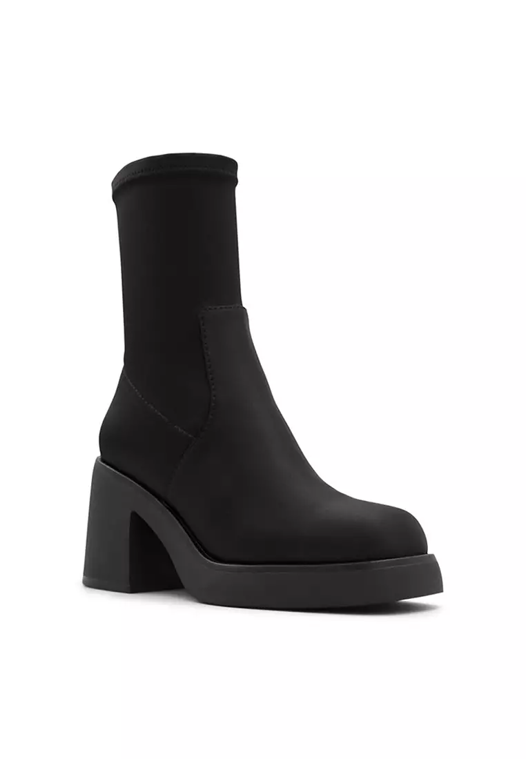 Aldo black heel boots new arrivals