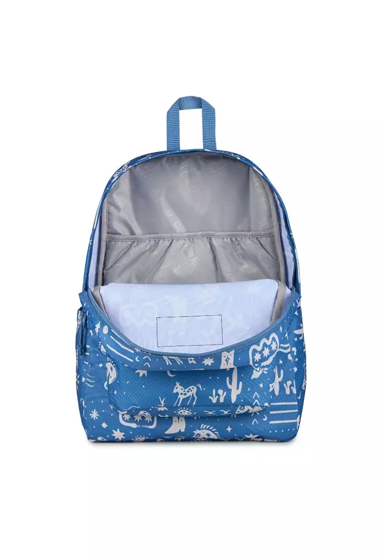 Jansport Superbreak Plus - Yeehaw And Horses Elemental Blue/Cream