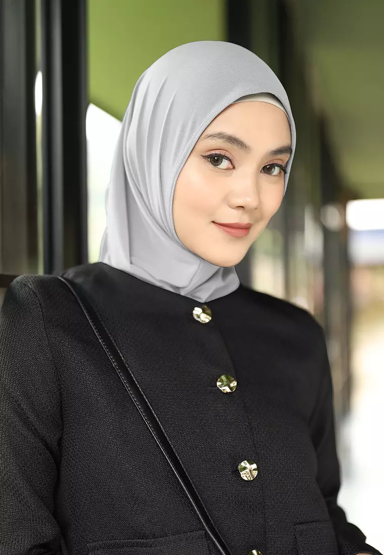 Zelena - Serena Bergo Instan | Hijab Instan - Silver