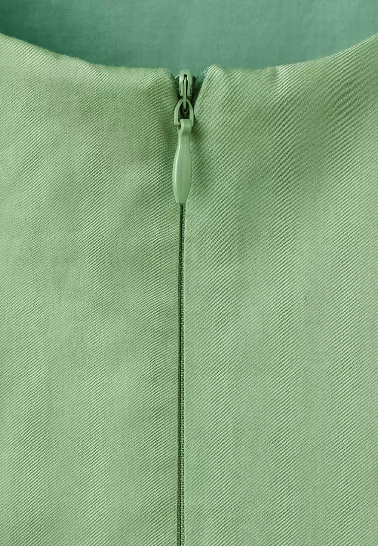 Flared Cotton Dress