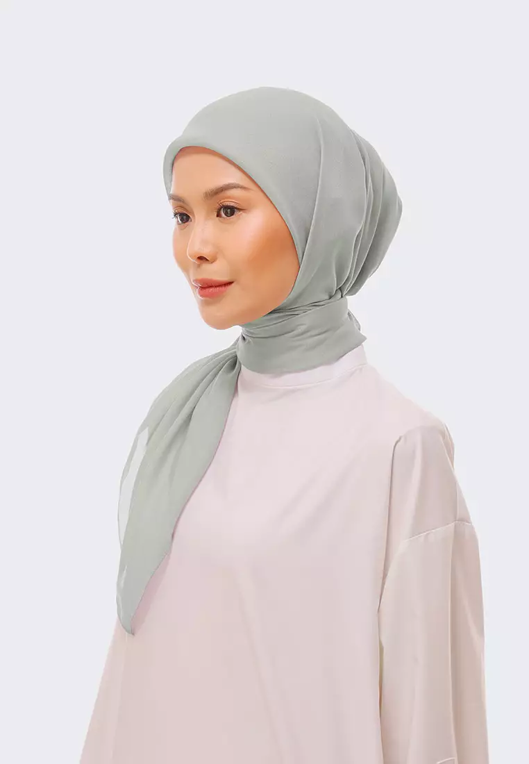 Ria Miranda Silver Green Rarina Scarf