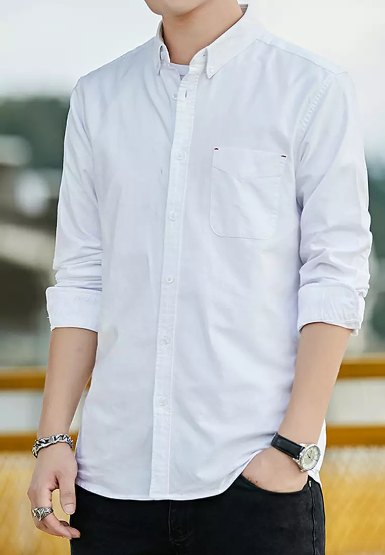 Pure Cotton Long Sleeved Shirt C1501