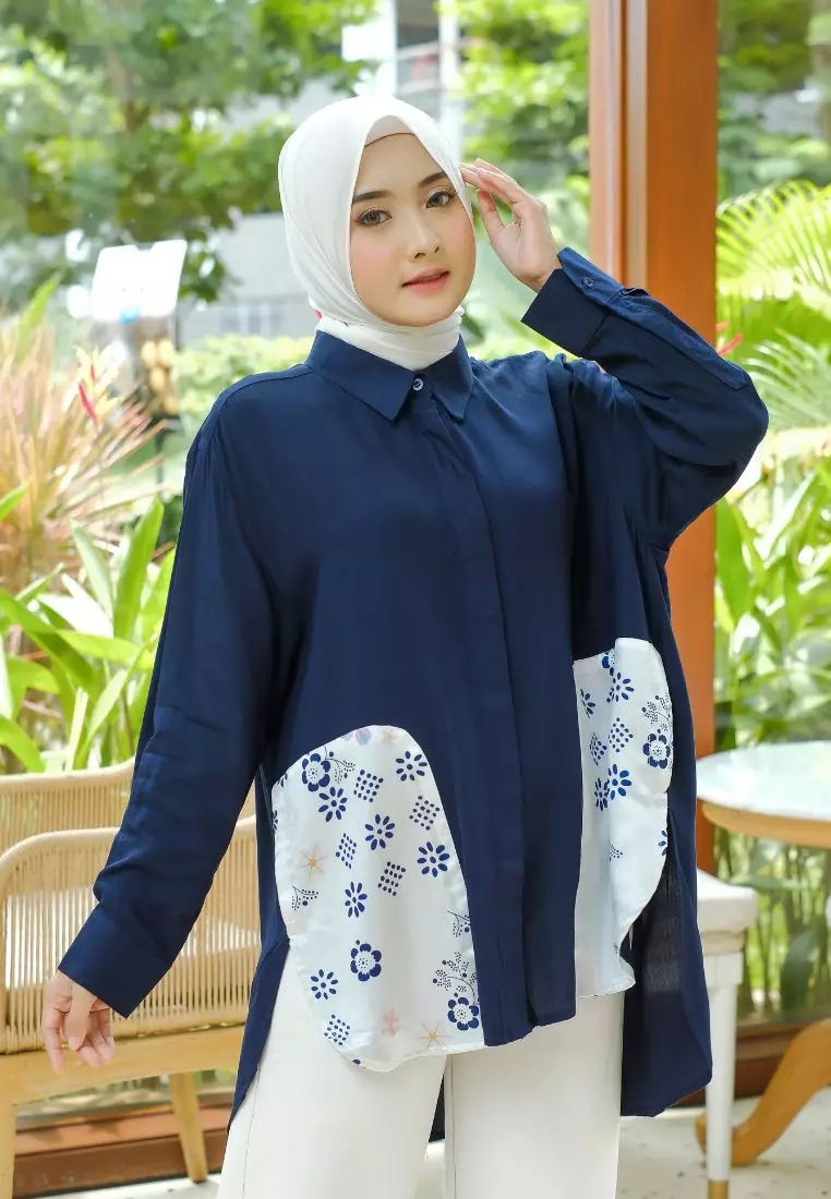 Azania Blouse Navy