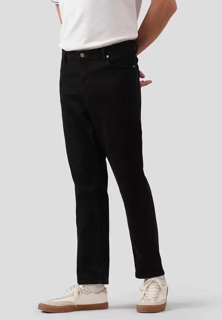 Regular Fit Raw Denim Jeans