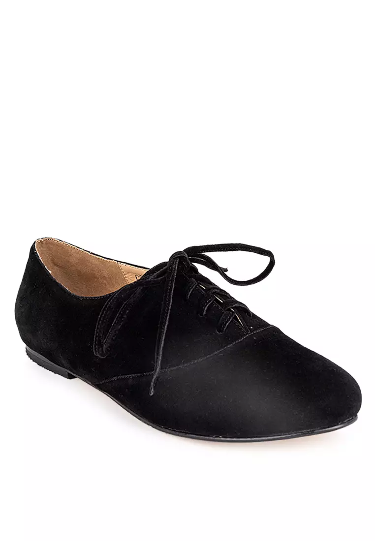 Discount on Carmelletes  shoes - SKU: Suede Oxford Flats Shoes