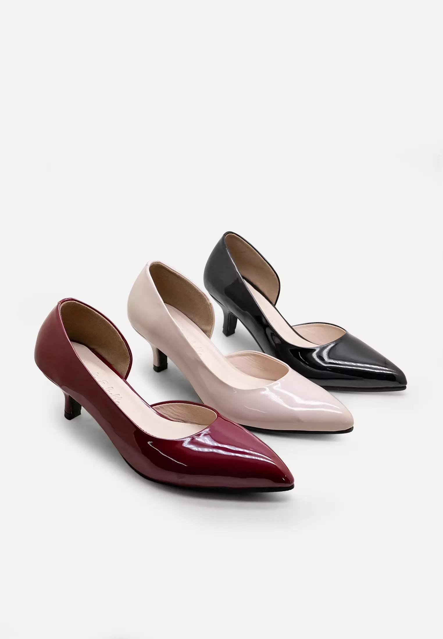 Lucia Pointed Toe Pumps Sepatu Heels Wanita