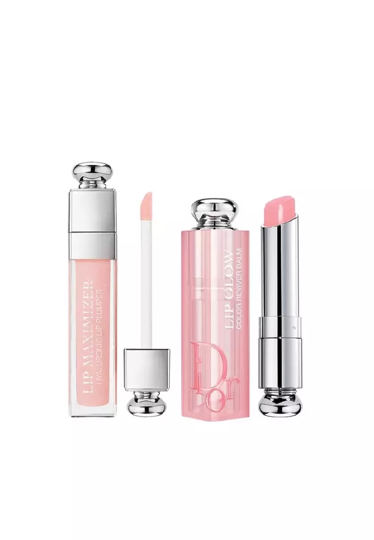 LIP GLOW 001 ピンク & LE BAUME 50ml セット Amazon.com : Christian Dior Addict Duo Lip Glow Set (No. 001