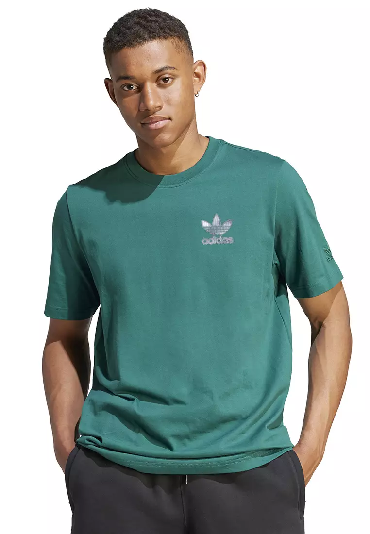 Adidas original trefoil shop t shirt 3 stripe