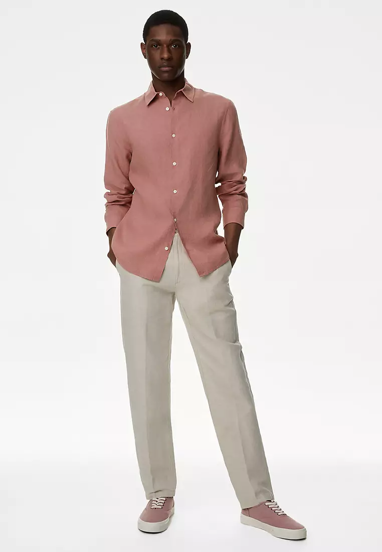 Pure Linen Regular Fit Shirt