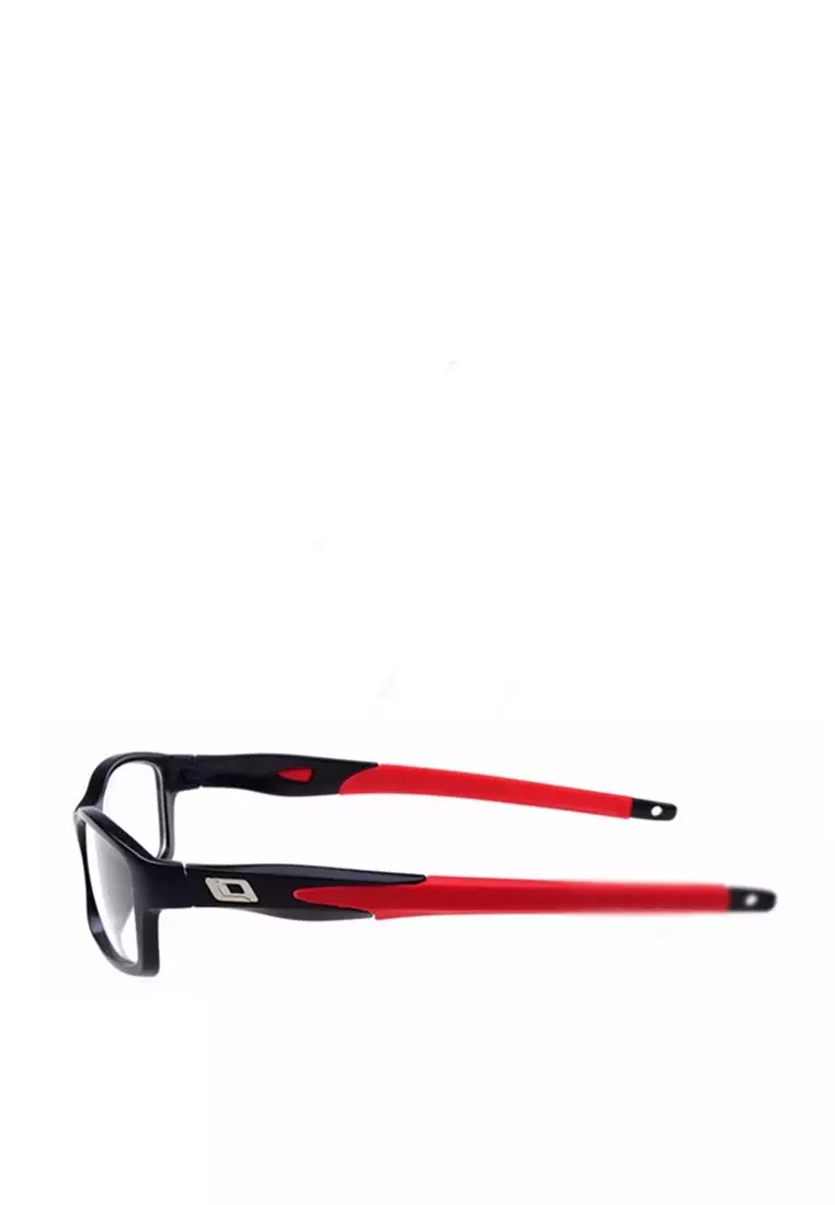 Mackenzie Frame Kacamata Unisex Titanium Style Clear Lens Material Plastik ORIGINAL - Black Red