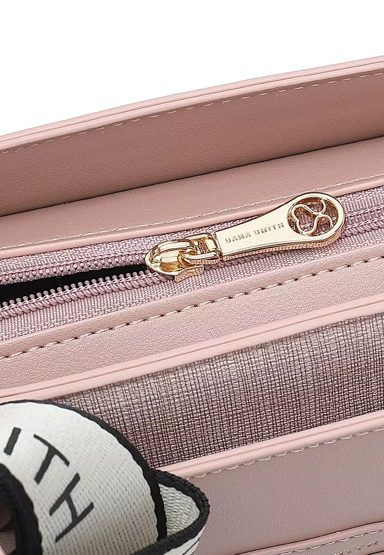 Women's Top Handle Bag / Sling Bag / Crossbody Bag - Pink