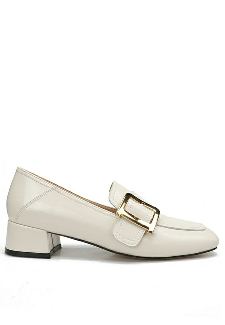 3CM Belt Buckle Leather Loafer TE2088-6