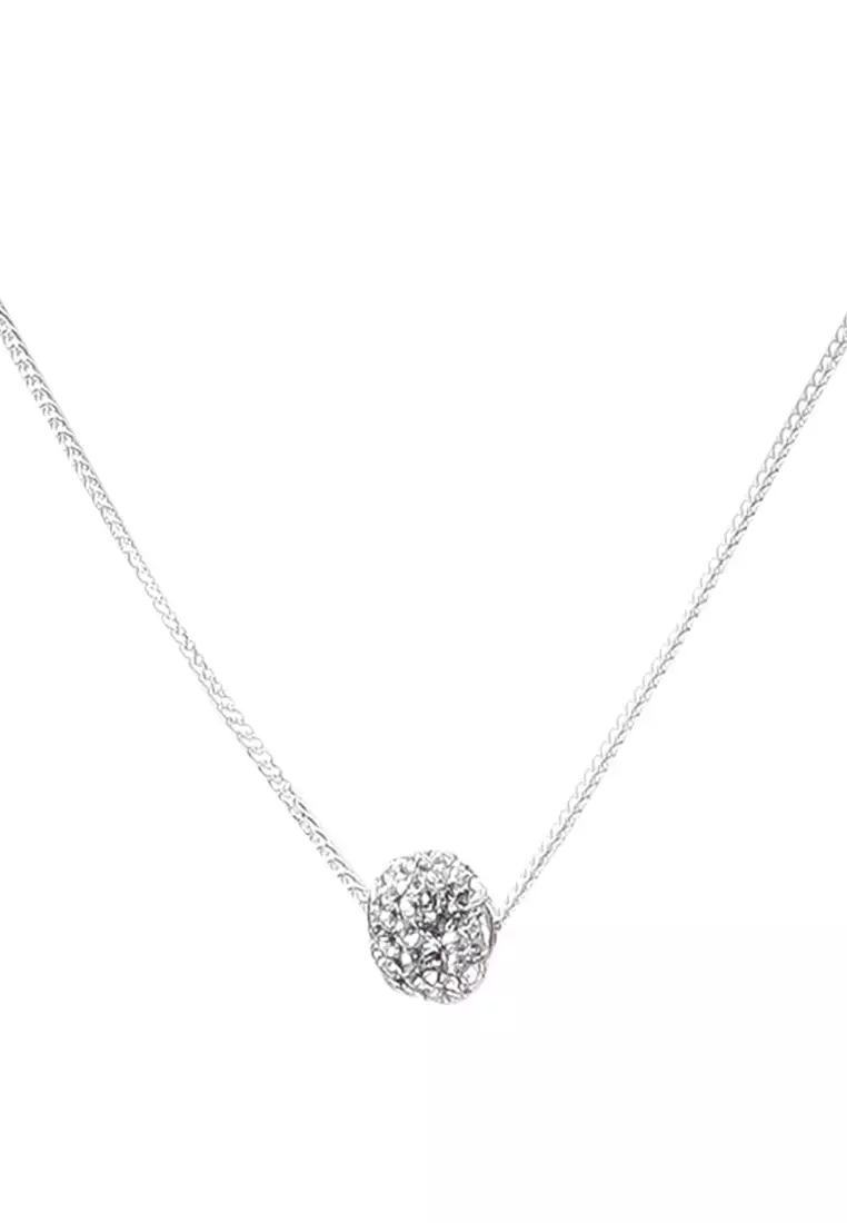 Buy Elli Germany Necklace Ball Embellished with Crystals by Swarovski ...