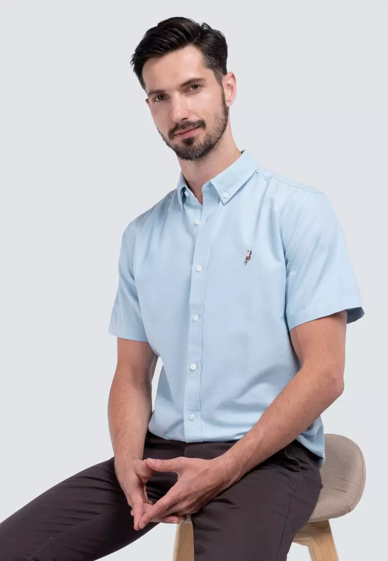 Polo Haus - Men’Cotton Plain Regular Fit Short Sleeve