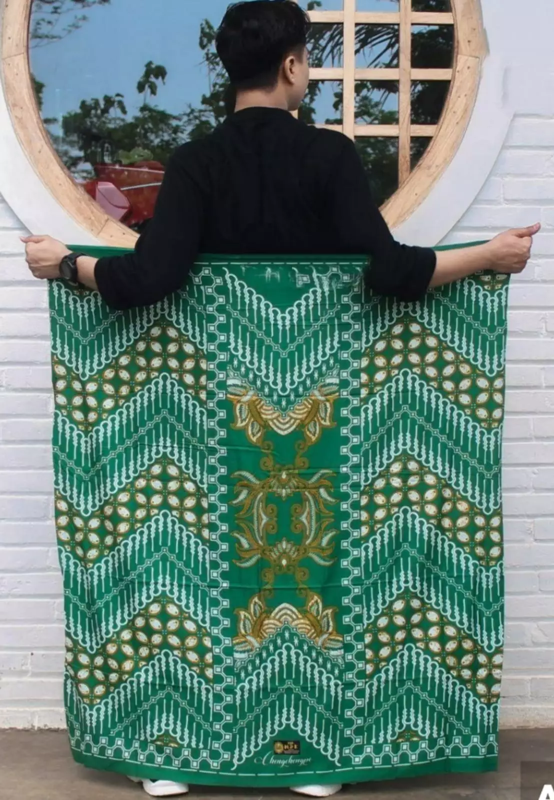 Sarung Batik Ganarang Hijau Premium MR