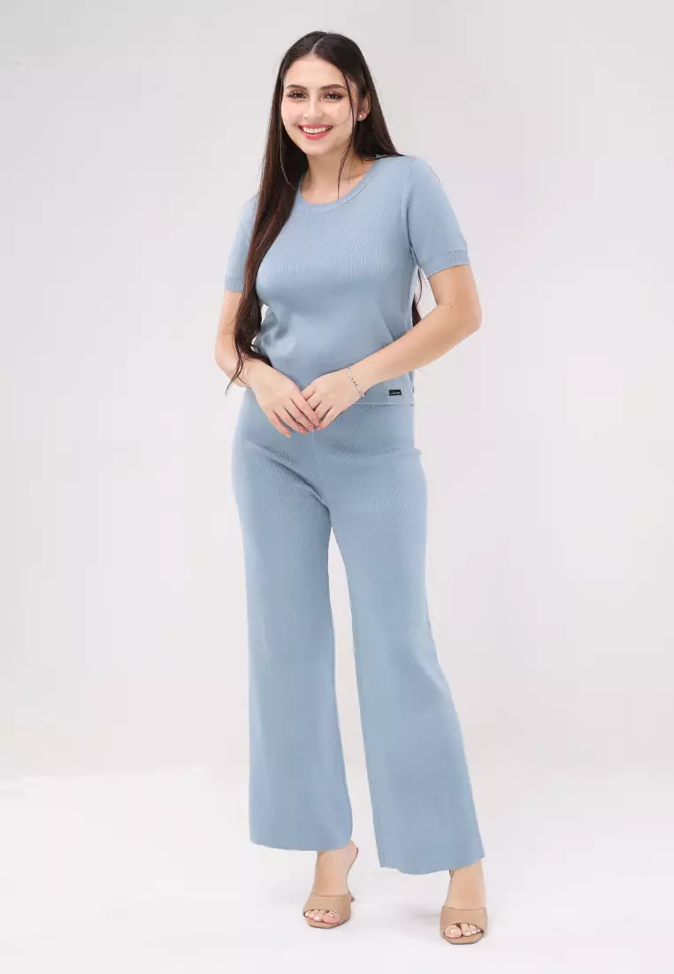 Plain Knitted Short Sleeves