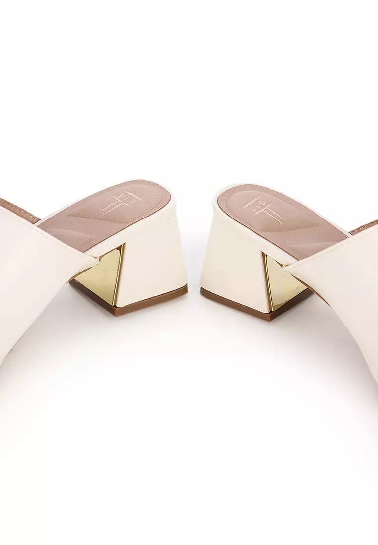 Buy Unlisted Mila Slides Heels 2024 Online | ZALORA Philippines