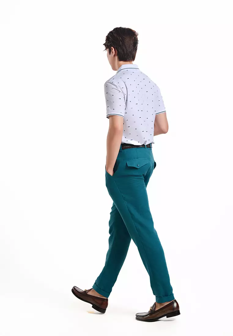 Printed Collar T-Shirt for Men