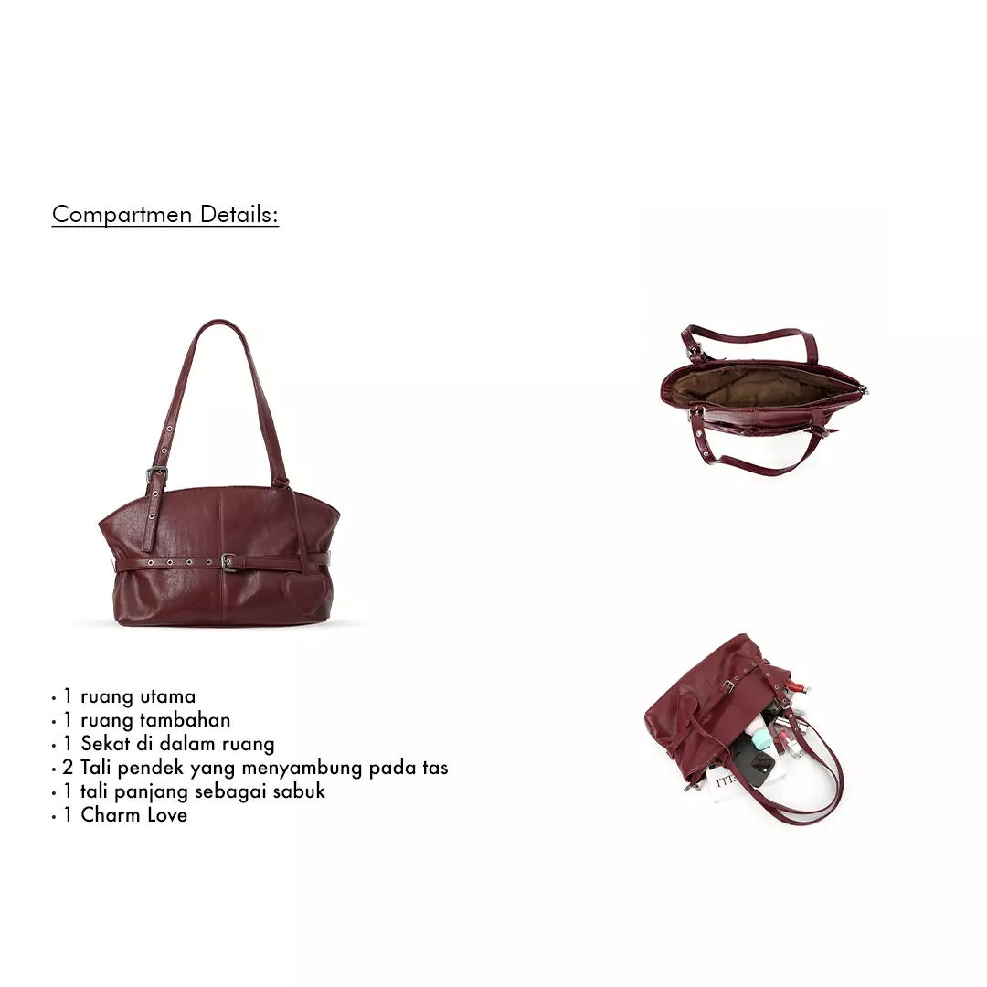 JIMS HONEY - DONNA BAG - MAROON