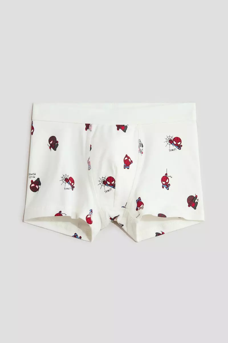 5-pack printed cotton trunks