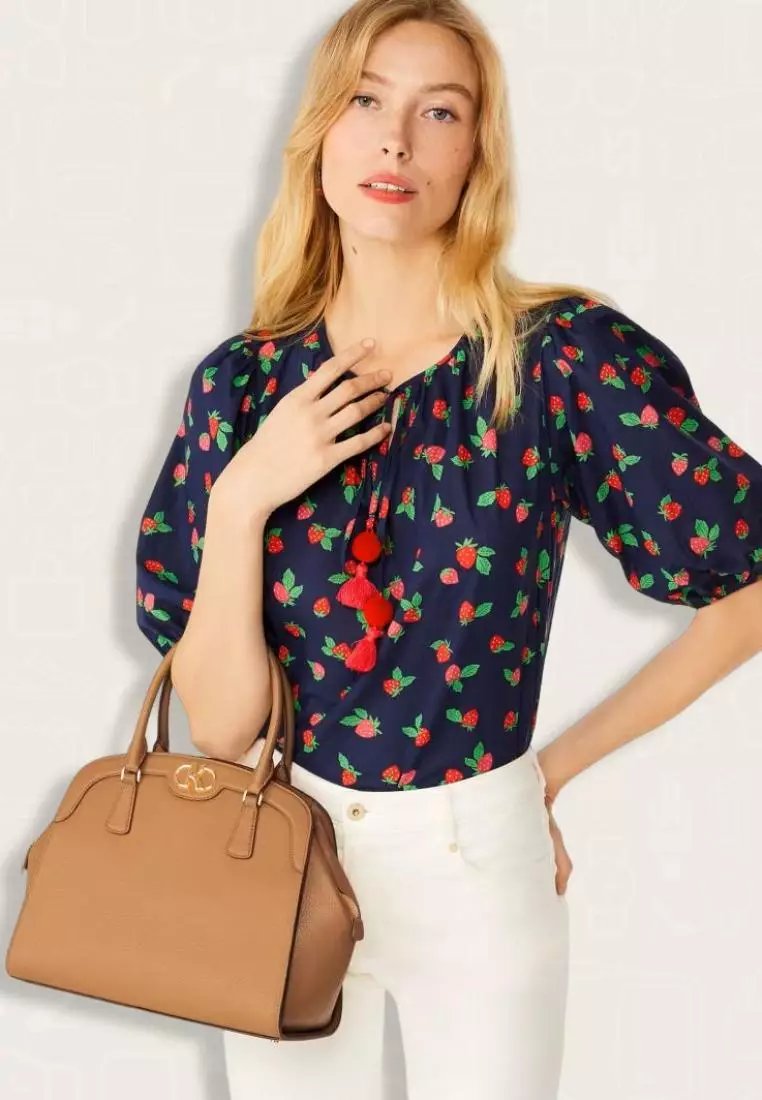 Kate Spade Kyla Large Satchel Classic Saddle