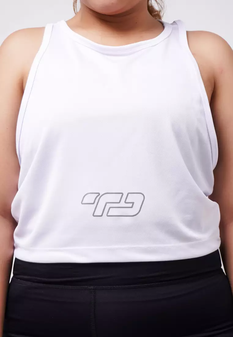 Td Active LSA71 UAT Tanktop Logo Outline Putih